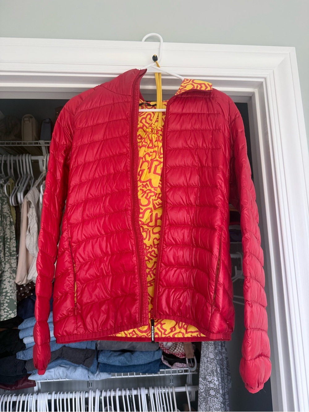Sprz NY Keith Haring Puffer Jacket